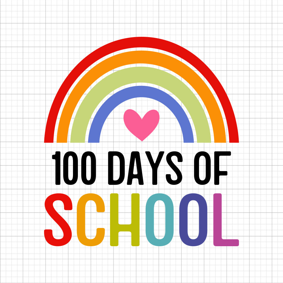 100 Days Of School SVG