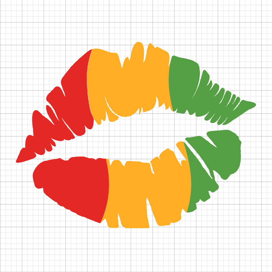 Black History Lips SVG