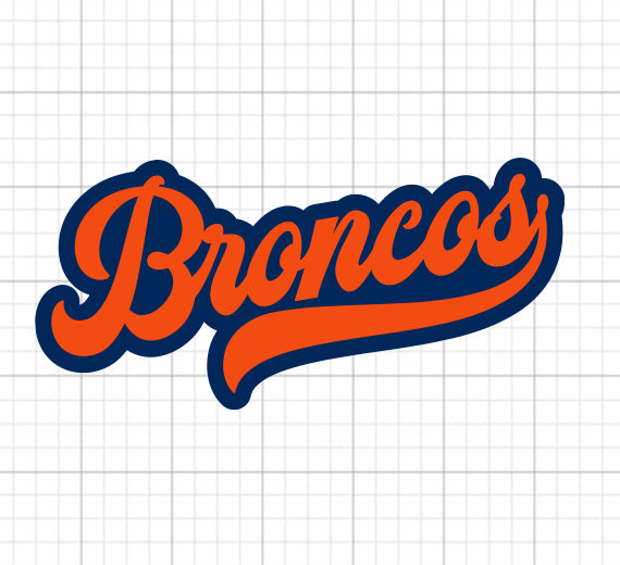 Broncos SVG Saying