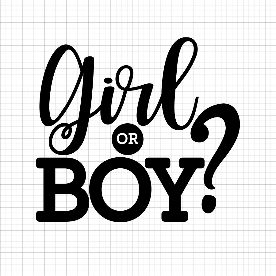 Boy Or Girl SVG