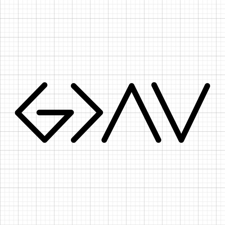 God Is Greater Than SVG Saying