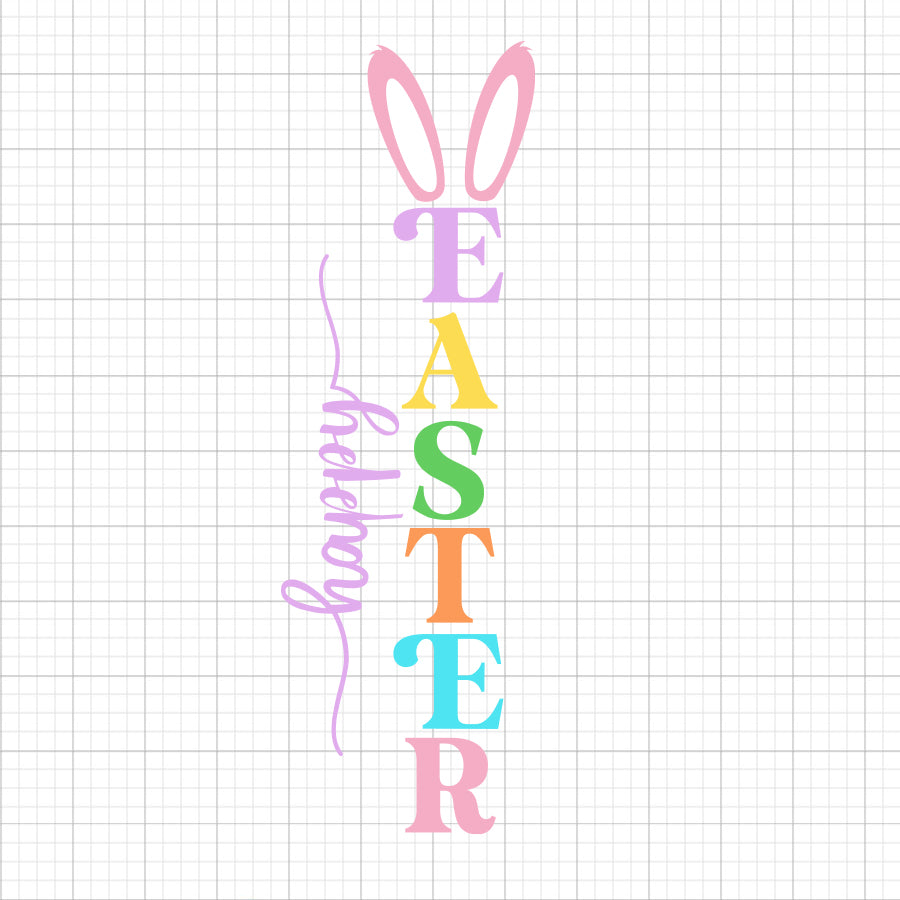 Happy Easter SVG Porch Sign