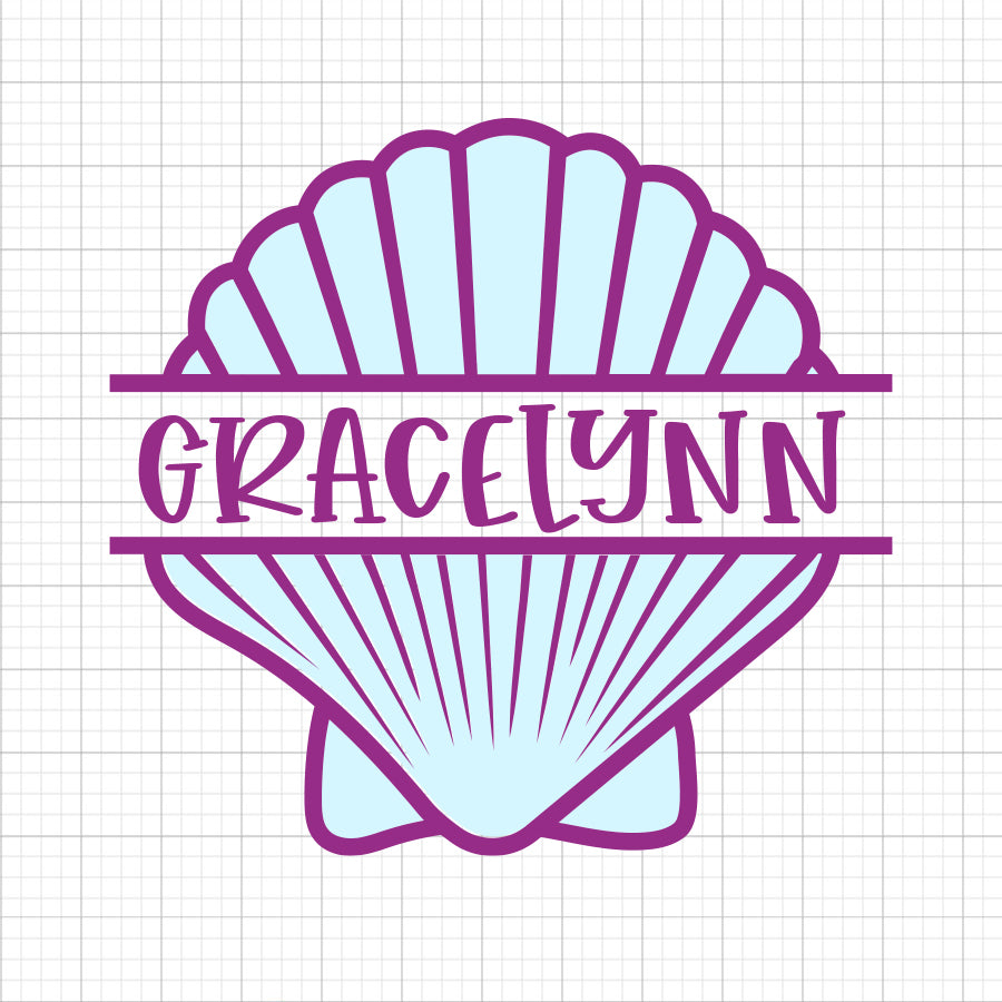 Seashell SVG Monogram