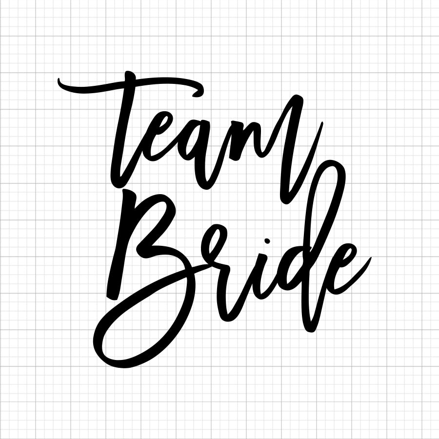 Team Bride SVG