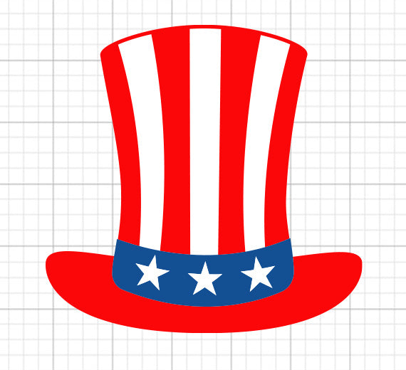 July 4th Hat SVG