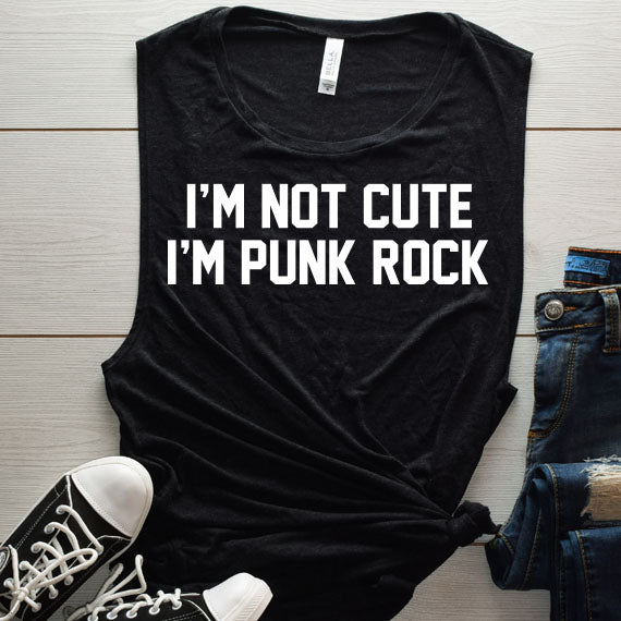 I'm Not Cute I'm Punk Rock SVG Saying