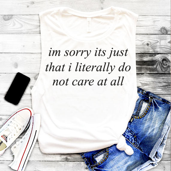 I'm Sorry It's Just SVG Saying