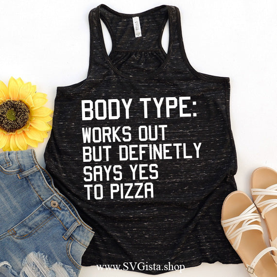 Body Type SVG Saying