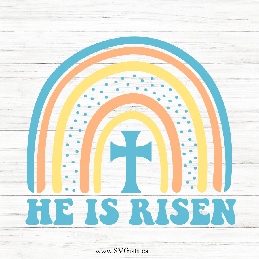 He Is Risen SVG Saying