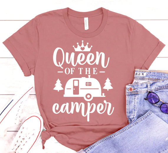 Queen Of The Camper SVG Saying