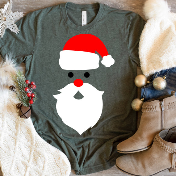 Santa Face Christmas SVG