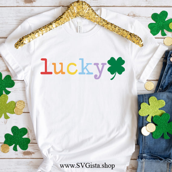 Lucky SVG Saying