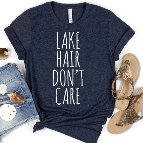 Lake Hair Don't Care SVG Saying