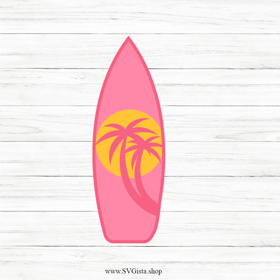Surf Board SVG