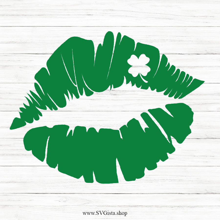 Clover Lips SVG