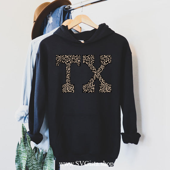 Leopard Print Texas Saying