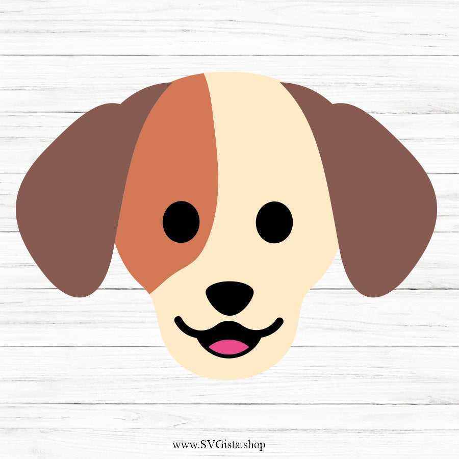 Dog Face SVG