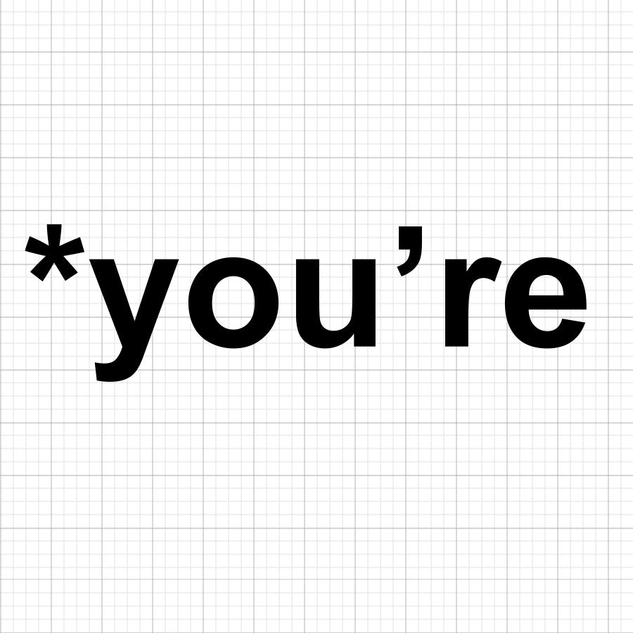 You're SVG Saying