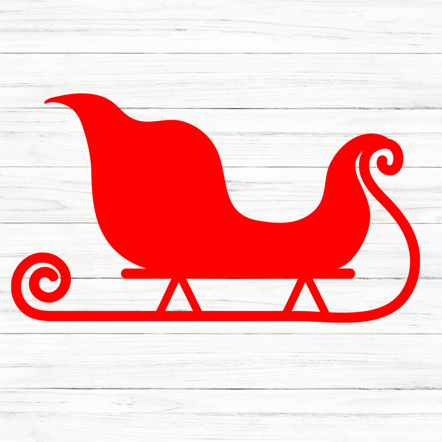 Santa's Sleigh SVG