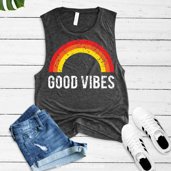 Good Vibes SVG Saying