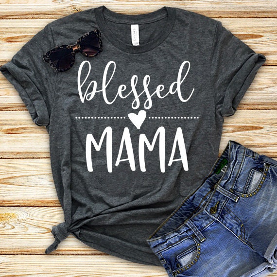 Blessed Mama SVG Saying