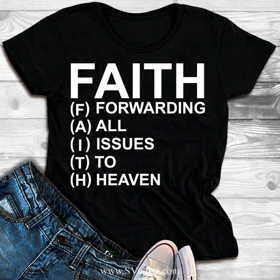 Faith SVG Saying