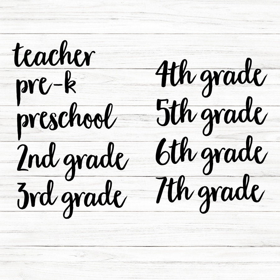 School Boho Rainbow SVG Clipart