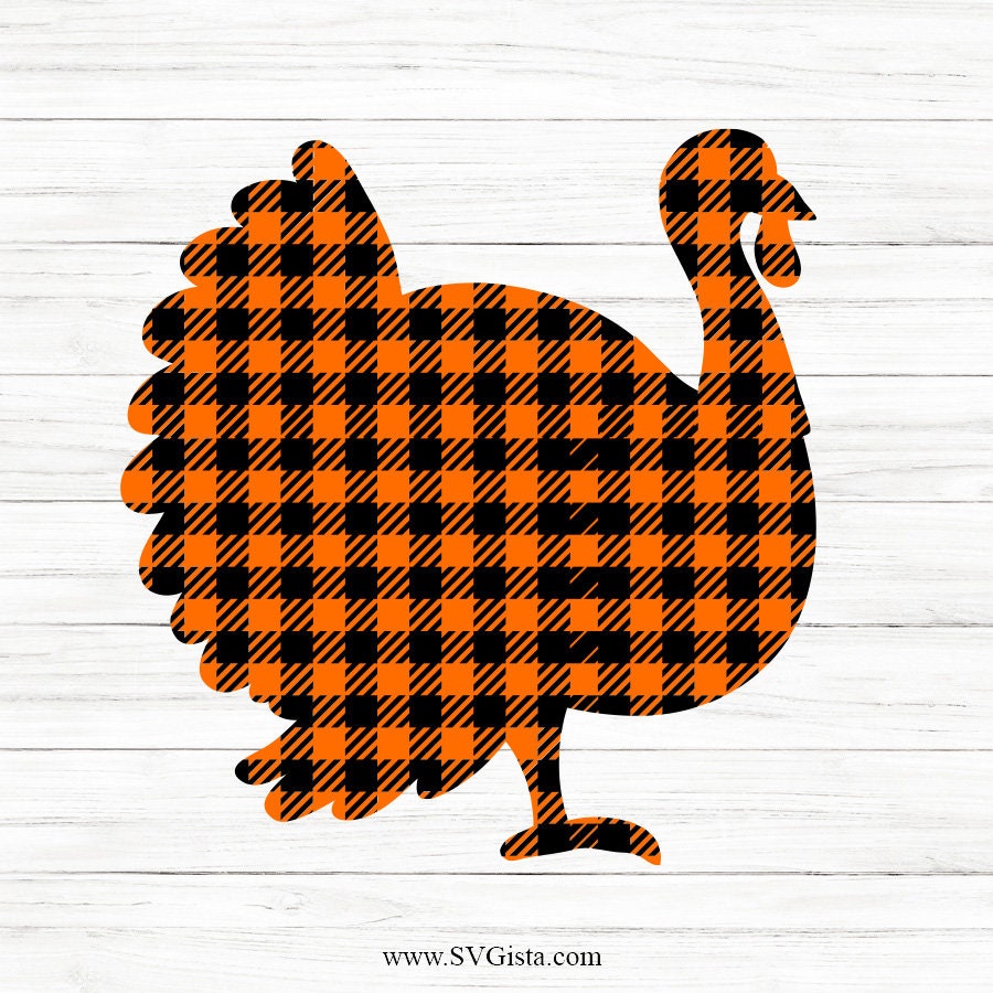 Plaid Turkey SVG
