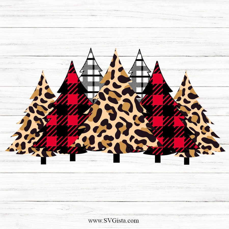 Christmas Trees SVG