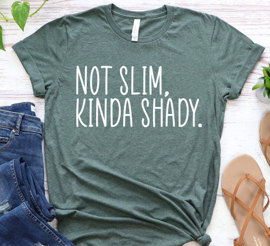 Not Slim SVG Saying