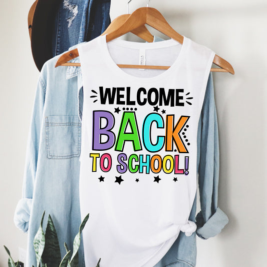 Welcome Back To School SVG Saying