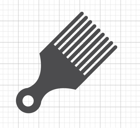 Hair Pick SVG