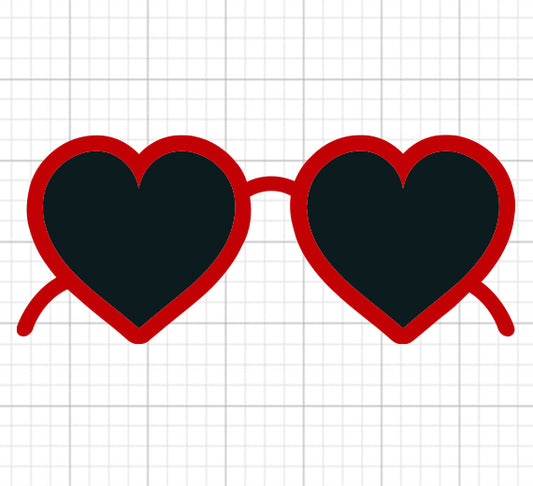 Heart Glasses SVG