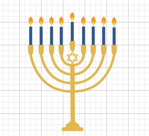 Menorah SVG