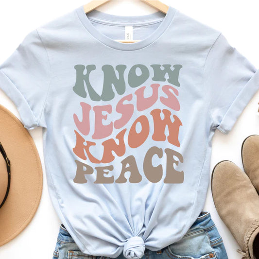 Know Jesus SVG Saying