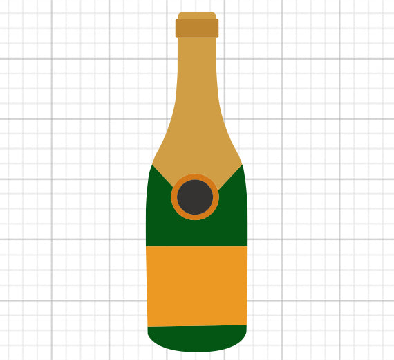 Champagne SVG Clipart