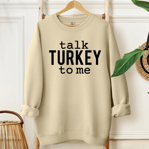Talk Turkey To Me SVG Saying