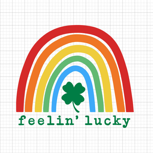 Feelin Lucky SVG Saying