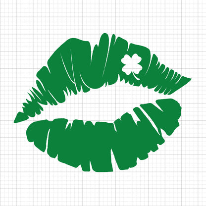 Clover Lips SVG