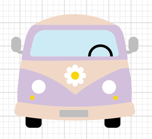 Hippie Van SVG