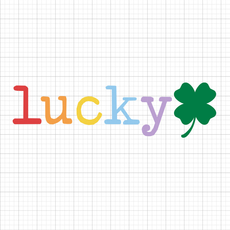 Lucky SVG Saying