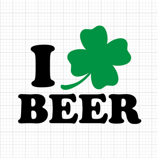 I Love Beer SVG Saying