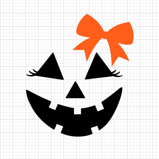 Pumpkin Face SVG