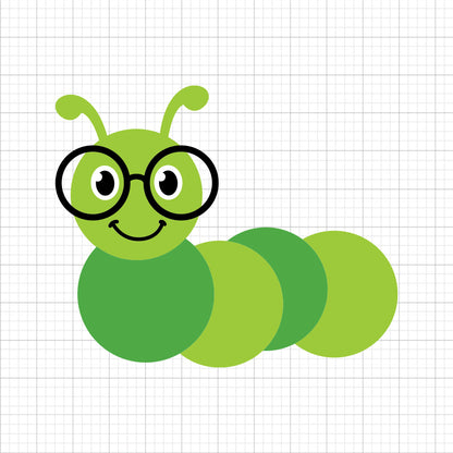 Bookworm SVG