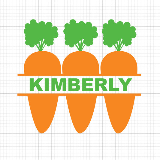 Carrots SVG Monogram