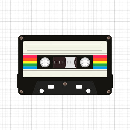 Cassette Tape SVG
