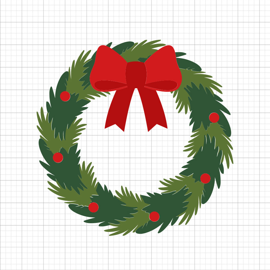 Christmas Wreath SVG
