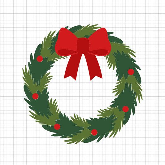 Christmas Wreath SVG