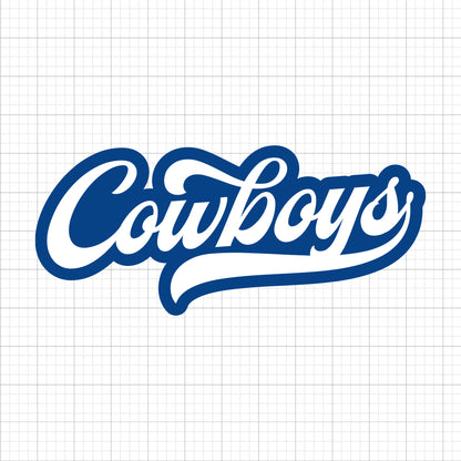 Cowboys SVG Saying
