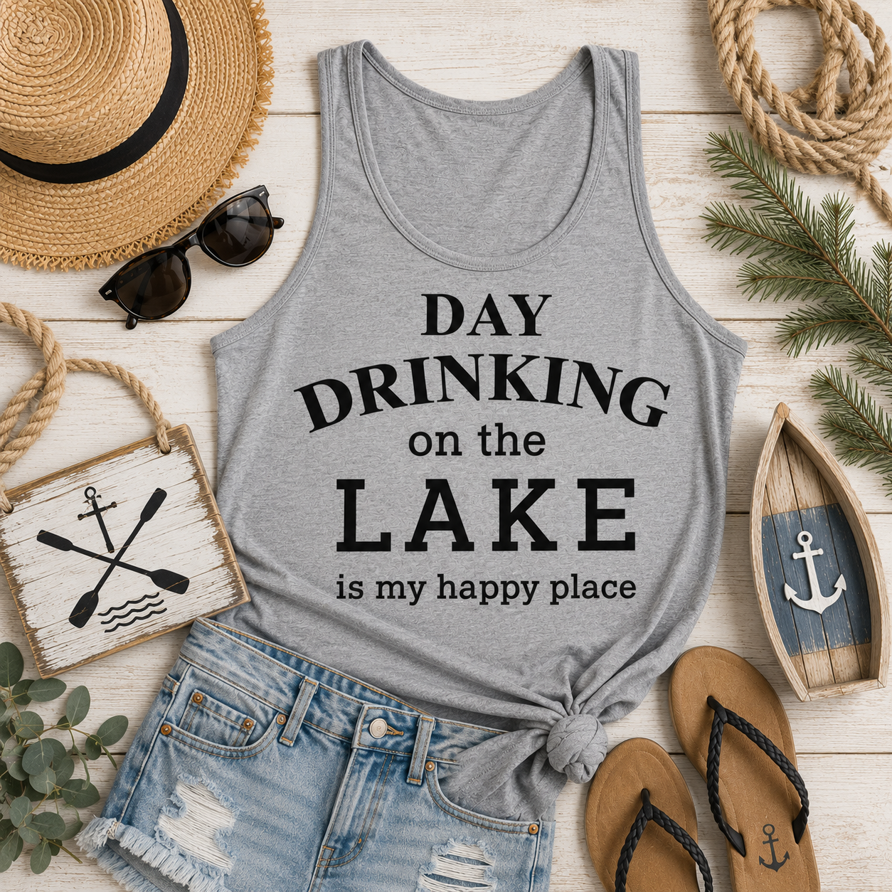 Day Drinking At The Lake SVG